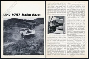 Land Rover 109 1961 camioneta foto vintage artículo impreso - Imagen 1 de 7
