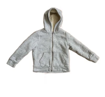 Sudadera con capucha gris marino antigua para niñas talla pequeña 6/7 (C108) Foto 1 de 4