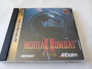 SEGA Saturn Mortal Kombat II 2 Acclaim cover and case replacement - Bild 1 von 8