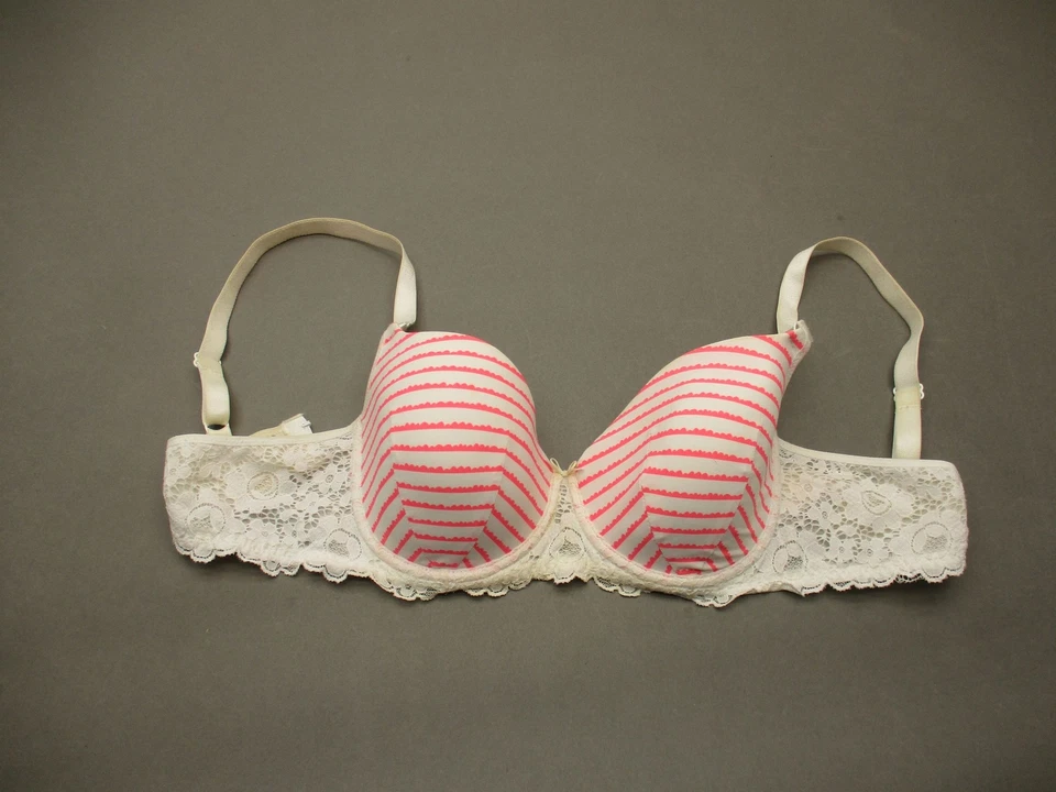 Sujetador Demi 36C Passionata Mujer Rosa/Blanco Forrado con Aros Cierre Trasero 1J Foto 1 de 4