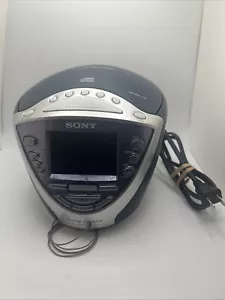 Sony Dream Machine ICF-CD843V AM/FM 4-Band Radio CD Player Alarm Tested Works! - Picture 1 of 10