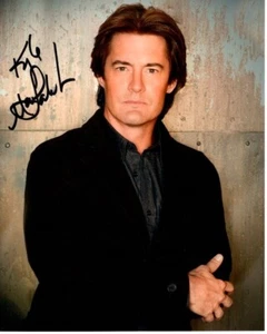 Foto firmada de KYLE MACLACHLAN 8x10 con holograma certificado de autenticidad - Imagen 1 de 2