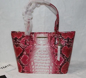 Bolso de Mano BRAHMIN Mediano Asher Corona de Corazones Cuero Bolso de Hombro Cartera Bolso de Mano - Imagen 1 de 7