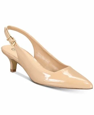 Bella Vita Scarlett II Kitten-Heel Slingback Pumps Nude size 8W - Image 1 of 4