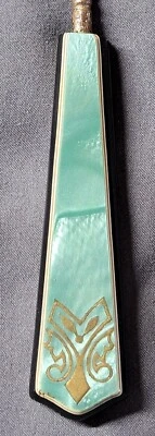 Juego de 3 Piezas Antiguo Botón Gancho Uñas Pinzas Verde Baquelita Años 20  Foto 1 de 4