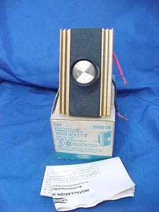 70er Style LEVITON 3 WEGE DIMMER STEUERSCHALTER 1000W 120V 61000-3W SB - Bild 1 von 4