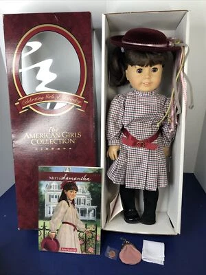 18” American Girl Pleasant Co. Samantha Brunette Hungary Doll Tag Dress W/ Box - Image 1 of 4