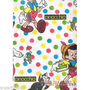 PINOCCHIO PAPER TABLE COVER ~ Vintage Birthday Party Supplies Decorations Disney