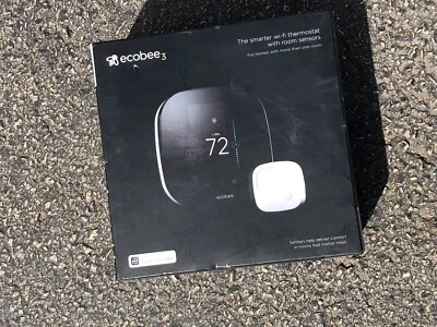 ecobee3 Smart Wi-Fi Thermostat with Room Sensor EB-STATE3-02 - Image 1 of 4