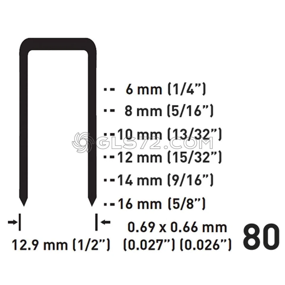 Punti metallici 0587/8016 Fervi