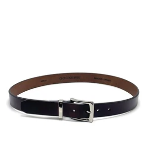Cinturón de vestir clásico de cuero genuino para hombre Dockers talla 34 - Imagen 1 de 11