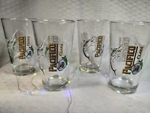 Set di 4 bicchieri da birra pinta Pacifico Clara 16 once *RARO PESCE SPADA* - Foto 1 di 5