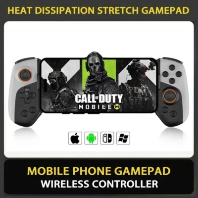 Bluetooth/Wireless Gamepad Phone Controller Cooler For iPhone/Android/Switch - Image 1 of 4