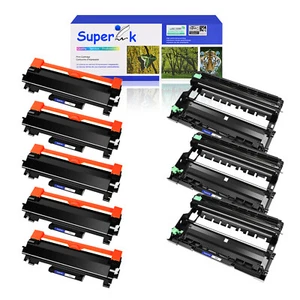 Toner 5PK TN760 + 3 PK DR730 bęben z chipem do Brother MFC L2713DW L2715DW L2710DN - Zdjęcie 1 z 24