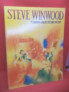 STEVE WINWOOD TALKING BACK NIGHT original album SHEET MUSIC BOOK guitar piano - Picture 1 of 3
