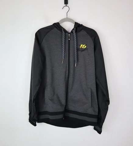 Chase Authentics Womens Jacket Size Extra Large Gray #16 Greg Biffle Lightweight Cover