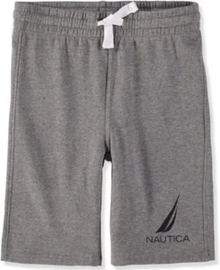 NAUTICA BOYS SHORTS - SOLID GREY SZ XLARGE 18 20 - PULL ON ATHLETIC FLEECE - Picture 1 of 2