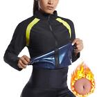 Sauna Suit for Womens Waist Trainer Workout Jacket Slimming Body Shaper Sweat