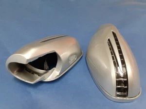 DOS CUBIERTAS DE ESPEJO RETROVISOR PUERTA LED PLATA FLECHA PARA MERCEDES BENZ W168 CLASE A 1997-2004 - Imagen 1 de 11
