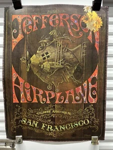 Jefferson Airplane Fillmore Auditorium San Francisco Double Sided Poster Honey - Picture 1 of 16
