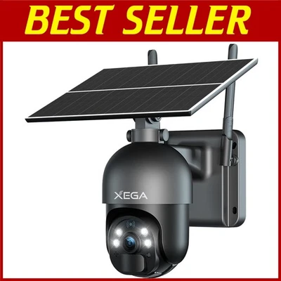 PTZ 360° View Wireless Camera, Solar Powered, No WiFi Needed - Image 1 of 4