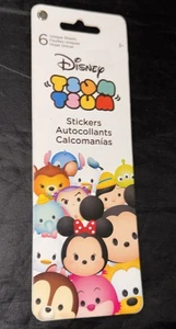 Disney Tsum Tsum Sticker Book 6 Sheets Stickers NEW - Picture 1 of 4