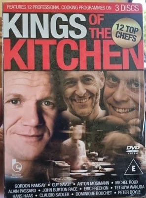 KINGS OF THE KITCHEN DVD 12 Top Chefs Gordon Ramsay Guy Savoy + More 3 Disc Box - Image 1 of 4