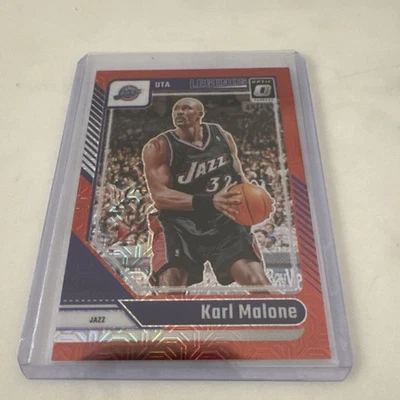 2024-25 Panini Donruss Optic Karl Malone Legends Choice Red Prizm/88 Foto 1 de 3