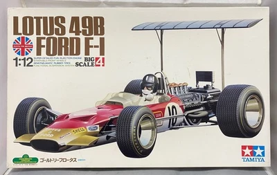 Tamiya 1/12 Big Scale : Lotus 49B Ford F-1 model kit  Tamiya 1991 - Image 1 of 4