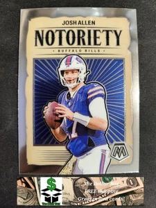 2024 Mosaic Josh Allen NOTORIETY card #4 Bills - Bild 1 von 2