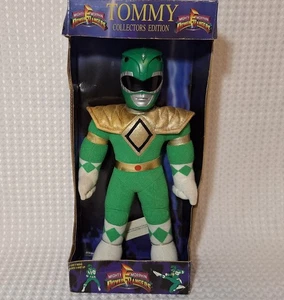 Peluche vintage 1993 Mighty Morphin Power Rangers Tommy Green Ranger con scatola - Foto 1 di 11