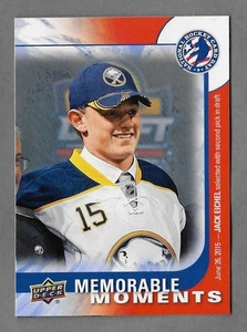 Jack Eichel 2015-16 Upper Deck Memorable Moments Rookie RC Card #USA 16 - Bild 1 von 2