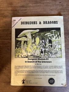 B1 Auf der Suche nach dem unbekannten DUNGEON Modul AD&D, D&D, 1979 NB: etwas Handschrift - Bild 1 von 4