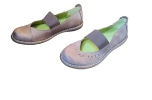 Jungla 35 scarpe pelle scamosciata ragazza ballerine tortora come nuove back to school - Foto 1 di 4