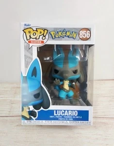 Funko Pop! Games Pokemon LUCARIO Vinyl Figure #856 Shelf Wear See All Pictures - Picture 1 of 11