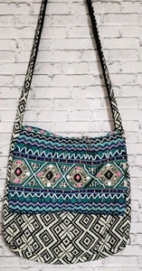 Stephanie Nicole New York Boho Beaded crossbody bag Hippie Festival Artsy - Picture 1 of 16