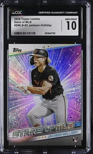 2024 Topps Update Jackson Holliday #SMLB-83 Stars of MLB Baseball CGC 10 - Picture 1 of 2