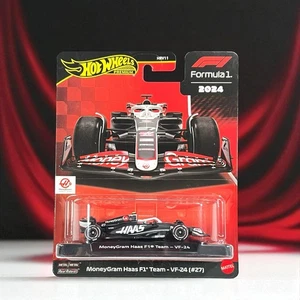 Hot Wheels Premium Formula 1 2024 MoneyGram Haas F1 Team VF-24 Die-cast 1/64 Car - Picture 1 of 9