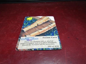 Spellfire: 1. Auflage: 399/400: Ancient Curse - Bild 1 von 2