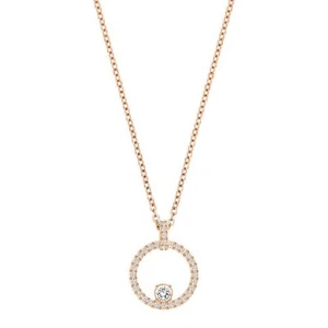 Swarovski Damen Halskette mit Anhänger Creativity Roségoldfarbe, Weiß 5202446 - Bild 1 von 4