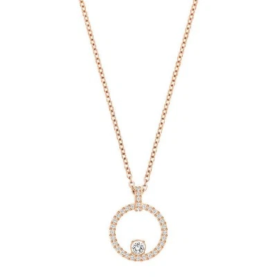 Swarovski Damen Halskette mit Anhänger Creativity Roségoldfarbe, Weiß 5202446 - Bild 1 von 4