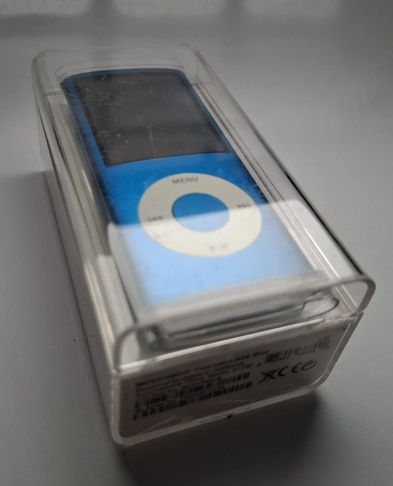 Apple iPod Nano 4. Generation 8GB Blau A1320 | MP3 Player | Funktioniert | - Bild 1 von 4