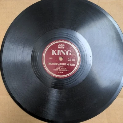 Luke Wills' Rhythm Busters WESTERN SWING 78   Those gone and left me blues VG+ - Imagem 1 de 2