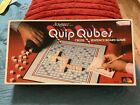 QUIP QUBES 1981 SCRABBLE CROSS SENTENCE BOARD GAME, COMPLETE!!/ FREE POSTAGE!!!!
