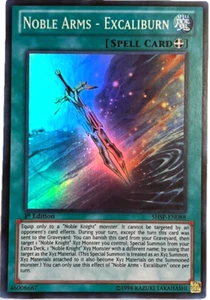 Noble Arms Excaliburn- SHSP-EN088 1st Edition Super Rare YuGiOh TCG Card - Picture 1 of 1