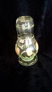Tulip Clear Glass Hand Painted Nightside Carafe and Tumbler Set - Picture 1 of 5