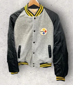 De colección. Chaqueta Universitaria Chalk Line Pittsburgh Steelers - Para Hombre Mediana - Hecha en EE. UU. - Imagen 1 de 3
