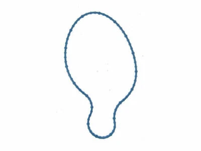 For 1993-2004 Cadillac Seville Water Pump Gasket Felpro 51862HX 1994 1995 1996 - Image 1 of 2