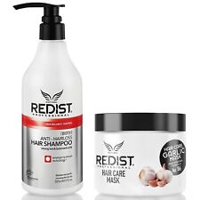Redist Hair Care Shampoo Against Hair Loss 500ml & Garlic Hair Mask 500ml