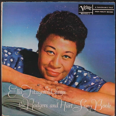 ELLA FITZGERALD: sings the rodgers and hart song book VERVE 12" LP 33 RPM - Image 1 of 2